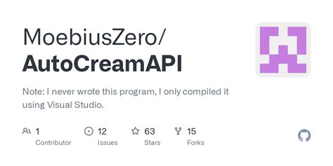 mhw creamapi|GitHub .